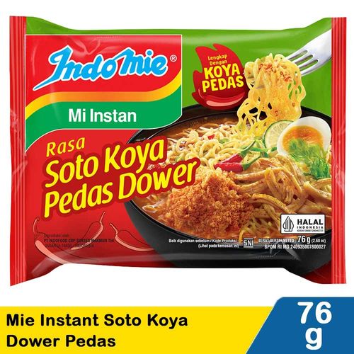 Indomie Soto Koya Pedas 辣青檸味湯麵 76g