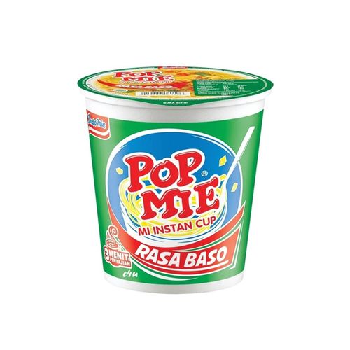 (杯)Pop Mie 牛肉丸杯麵(深綠) 75g