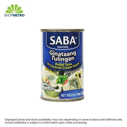 SABA Ginataang Tulingan 椰漿鰹魚罐頭 155g
