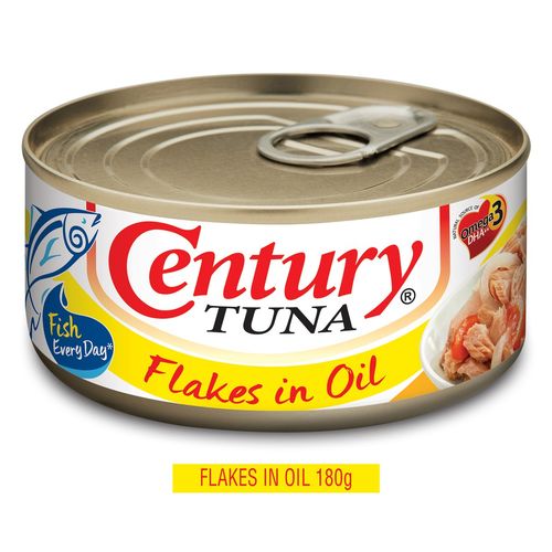 Century Tuna Flakes in Oil 油漬鮪魚罐頭 180g