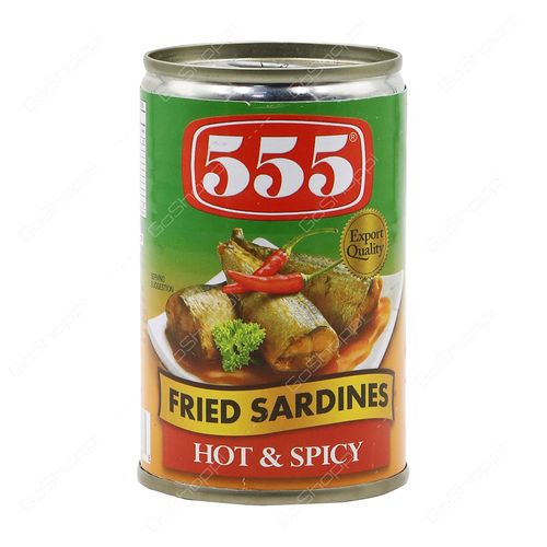 555 Fried Sardines 炸沙丁魚罐頭 辣味 155g