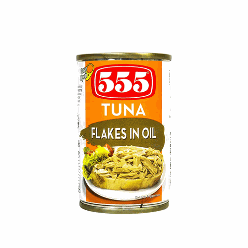 555 Tuna Flakes in Oil 油漬鮪魚罐頭 淨重 155g(固形量 86g)