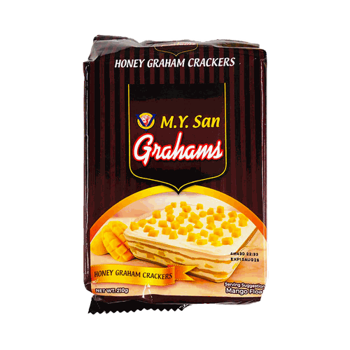 M.Y. San Grahams Honey Graham Crackers 蜂蜜全麥脆餅 210g