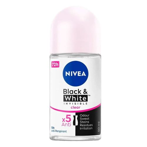 NIVEA 體香劑(白 5IN1) 無汗漬清新 50ml
