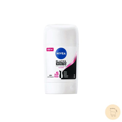 NIVEA 體香劑(白黑) 無痕抗漬 50ml 柔木香