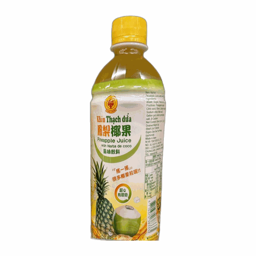 味王 鳳梨椰果飲料 500ml