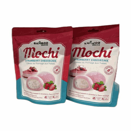 Bamboo House Mochi Strawberry Cheesecake 草莓起司蛋糕風味麻糬 180g(15g×12)