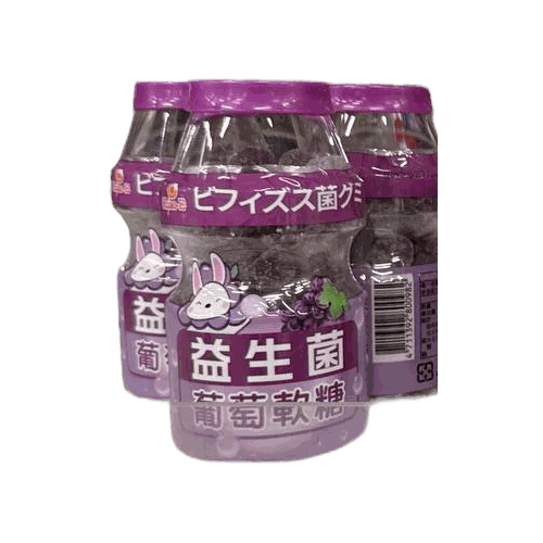 巧益 卡哇伊 益生菌葡萄軟糖 130g