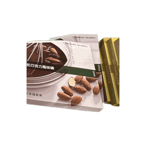Aijia 愛加 Almond 杏仁牛奶巧克力風味磚 300g
