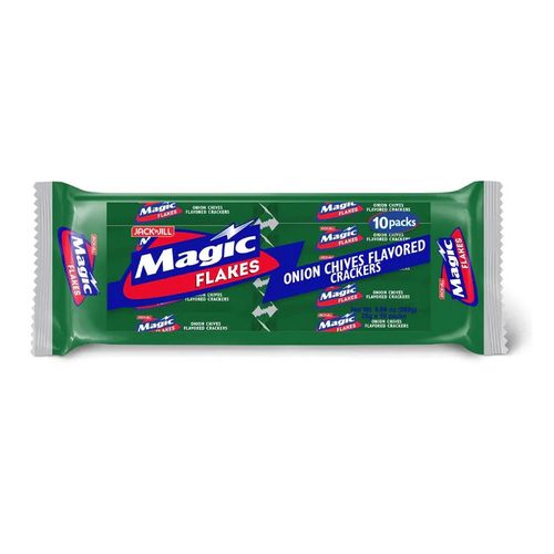 Jack 'n Jill Magic Flakes Onion Chives 香蔥風味蘇打餅 280g(28g×10)