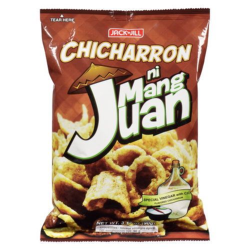 Jack 'n Jill Chicharron ni Mang Juan Special Vinegar with Chili 辣醋味 80g