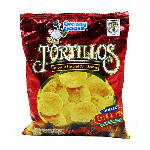 Granny Goose Tortillos Barbecue 燒烤風味玉米脆片 100g