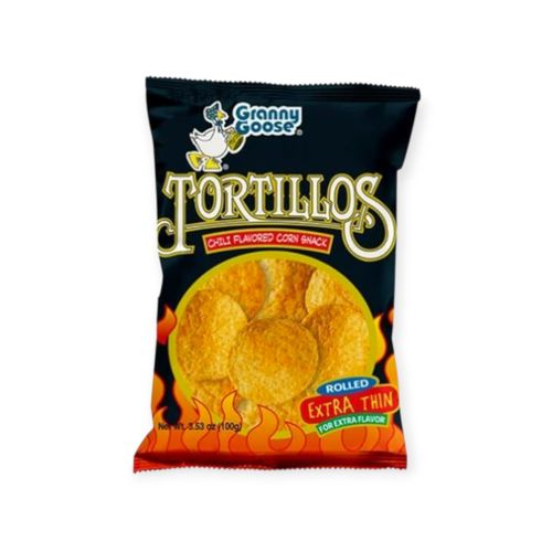 Granny Goose Tortillos Chili 辣味玉米脆片 100g