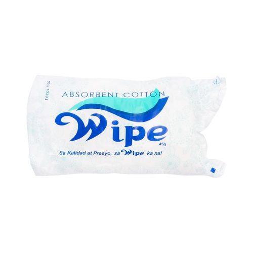 Wipe Absorbent Cotton 脫脂棉 45g
