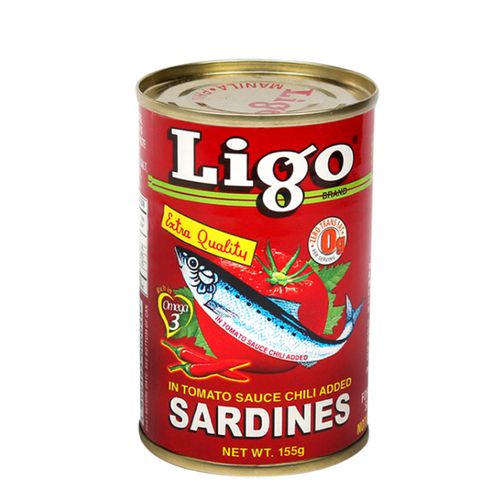 Ligo Sardines 沙丁魚罐頭 茄汁辣味(紅) 155g