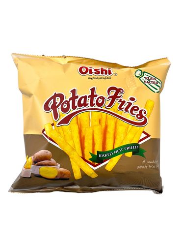 Oishi Potato Fries Plain Salted 鹽味薯條(烘烤非油炸)50g