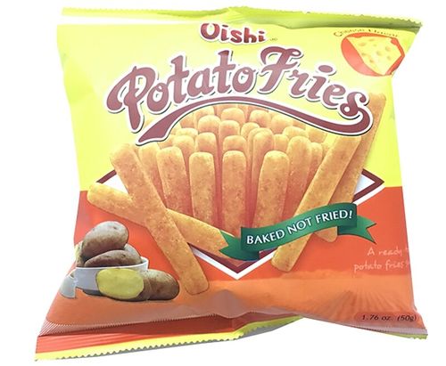Oishi Potato Fries Cheese 起司風味薯條(烘烤非油炸)50g
