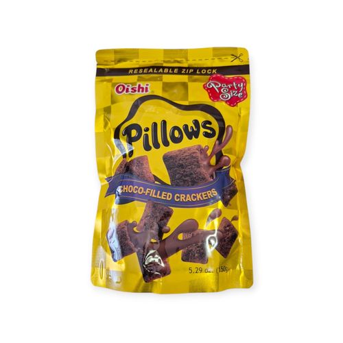 Oishi Pillows Choco-Filled Crackers 巧克力內餡脆餅 150g