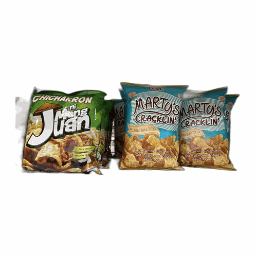 Oishi Marty's Cracklin' Plain Salted 素食 Chicharon 鹽味脆片 90g(非豬皮)