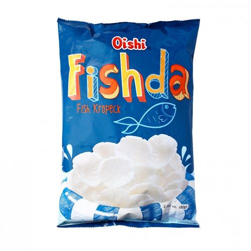 Oishi Fishda Fish Kropeok 魚風味脆片 80g