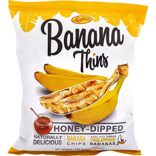 Leslie's Banana Thins Honey-Dipped 蜂蜜香蕉脆片 100g