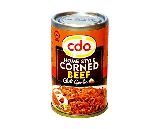 CDO Home-Style Corned Beef Chili Garlic 蒜辣鹹牛肉罐頭 150g
