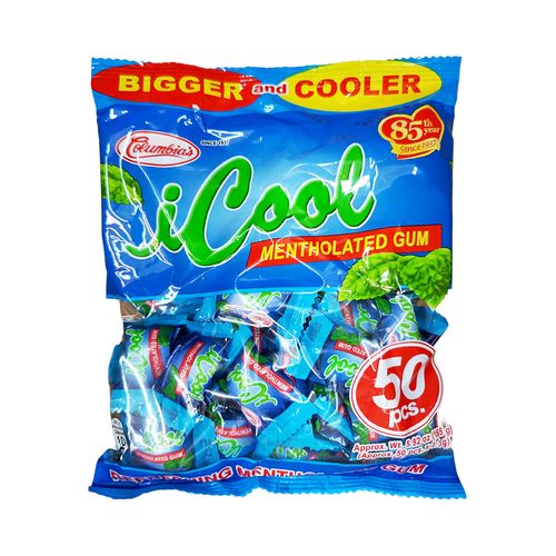 Columbia's iCool Mentholated Gum 薄荷口香糖 175g(50 顆)