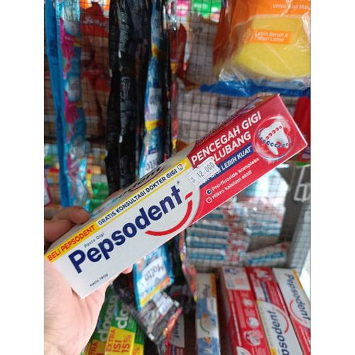 Pepsodent 牙膏 Pencegah Gigi Berlubang 多重保護(紅) 190g