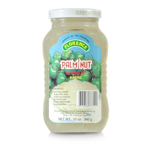 Florence Palm Nut (Kaong) in Extra Heavy Syrup 糖漬棕櫚仁 白 340g