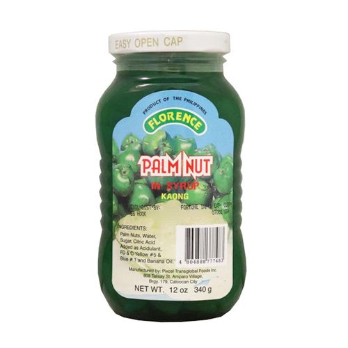 Florence Palm Nut (Kaong) in Extra Heavy Syrup 糖漬棕櫚仁 綠 340g