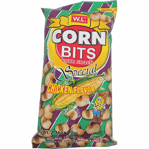 W.L. Corn Bits Special 炸玉米 特色雞味(紫綠) 70g