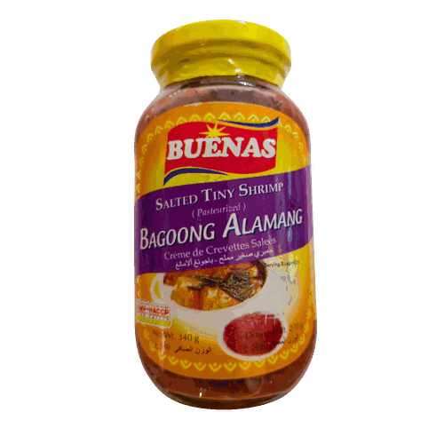 BUENAS Bagoong Alamang 鹽漬小蝦醬 淨重 340g(固形量 270g)