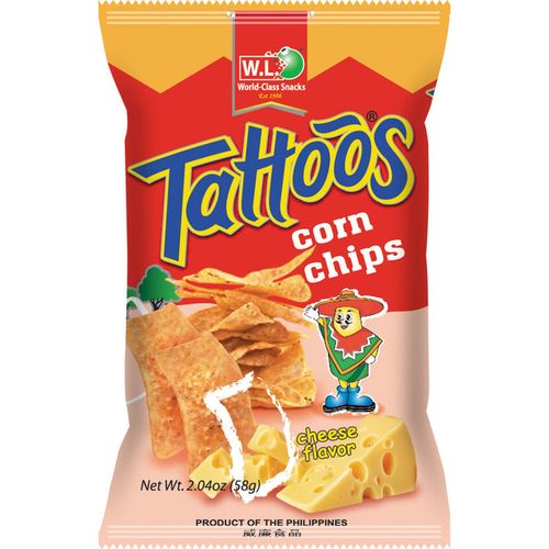 W.L. Tattoos 起司風味玉米脆片 58g