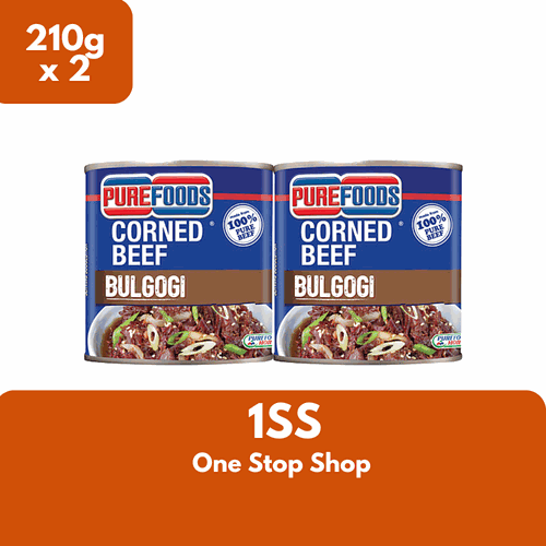 Purefoods Corned Beef Bulgogi 韓式烤肉風味鹹牛肉罐頭 210g