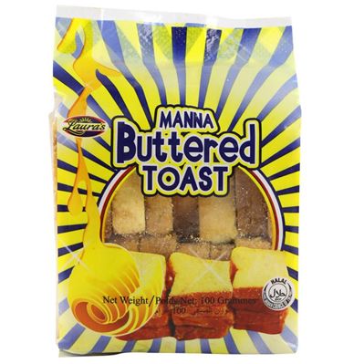 Laura's Manna Buttered Toast 奶油吐司餅乾 200g(10 入)