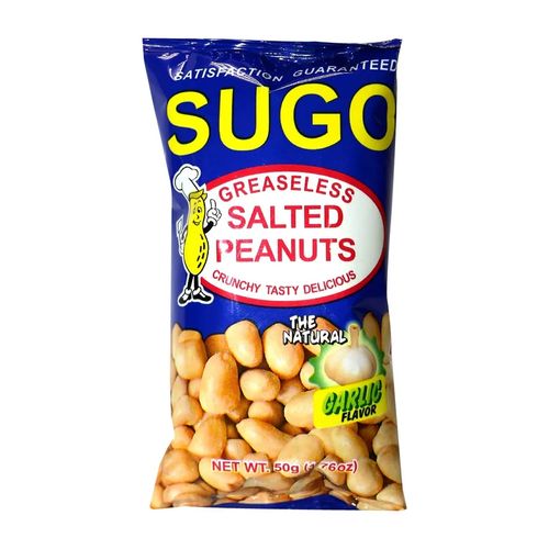 SUGO Salted Peanuts Garlic 蒜味鹽烤花生 50g