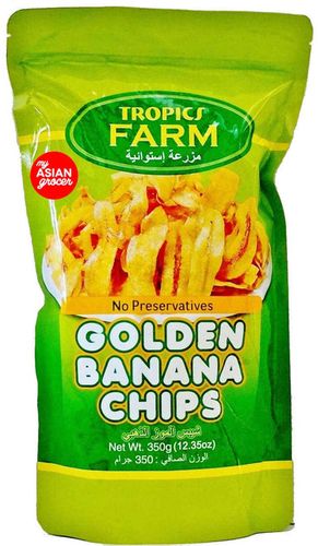 Tropics Farm Golden Banana Chips 黃金香蕉脆片 350g