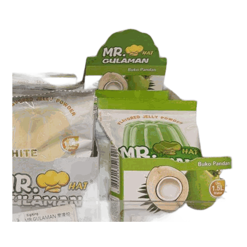 Mr. Gulaman Flavored Jelly Powder Buko Pandan 果凍粉 椰香斑蘭 24g