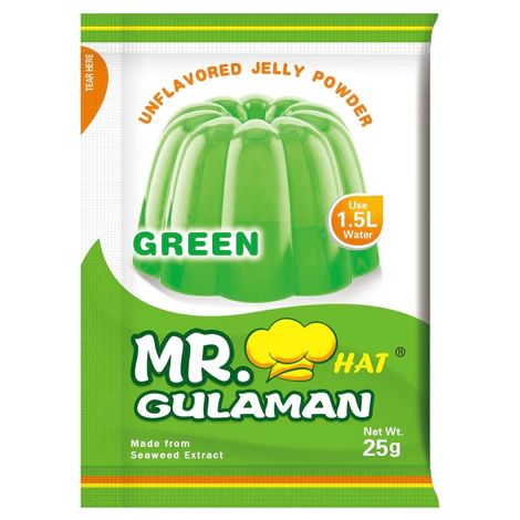 Mr. Gulaman Unflavored Jelly Powder 果凍粉 綠 24g