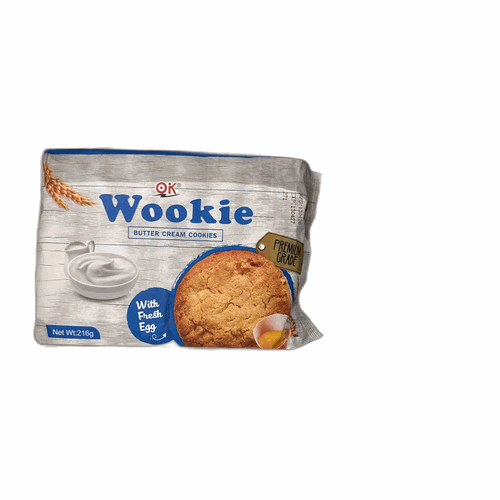OK Wookie Butter Cream Cookies 奶油餅乾 216g