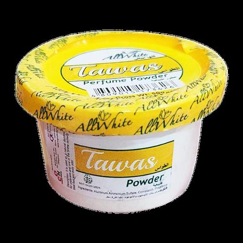 All White Tawas Perfume Powder 明礬除臭粉(黃)50g