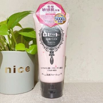 ROSETTE 白泥緊緻水潤洗顏乳 120g(粉)