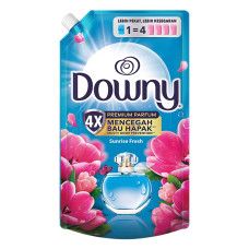 Downy 柔軟精補充包 晨光花香(藍花·大袋) 1.5L