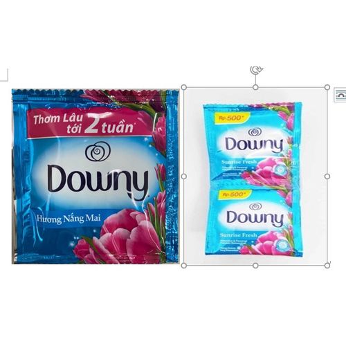 Downy 柔軟精隨手包 晨光花香 Sunrise Fresh(藍) 10ml×12
