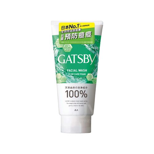 GATSBY Facial Wash Acne Care Foam 男性洗面乳 清爽抗痘 130g