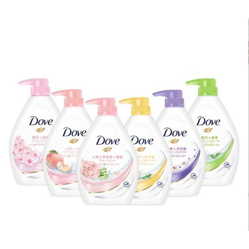 DOVE 沐浴乳 清爽水嫩(綠) 900g
