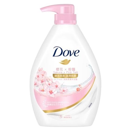 DOVE 沐浴乳 櫻花×粉鹽 900G