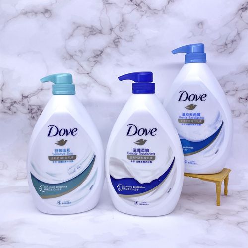 DOVE 滋養柔嫩沐浴乳 經典藍 900G