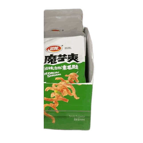 衛龍 魔芋爽 酸辣泡椒素毛肚(綠) 18g
