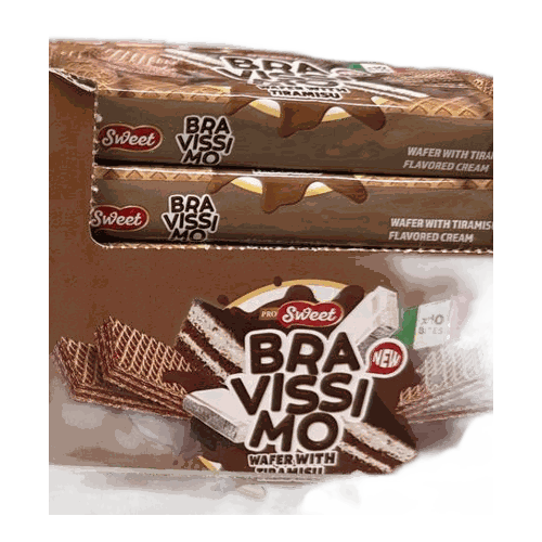 PRO Sweet Bravissimo 提拉米蘇威化酥(咖) 50g